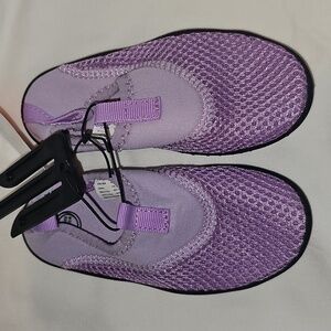 Wonder Nation Toddler Girls Size 7/8 Purple Water Shoe New